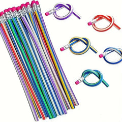 15pcs Bendable Pencils Kids Birthday Party Bag Filler Learning Toys