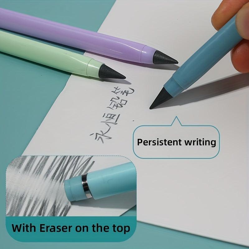 Eternal Pencil with 3 Tip Set Technology - 4pcs School Office Supplies