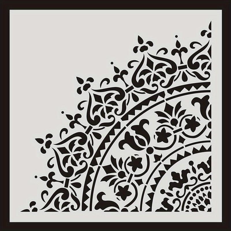 Round Pattern Painting Stencil Lace Ruler DIY Painting Tools