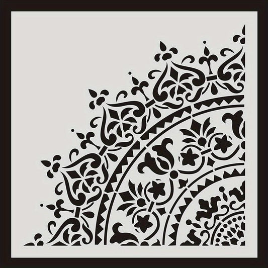 Round Pattern Painting Stencil Lace Ruler DIY Painting Tools
