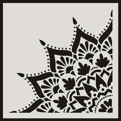 Round Pattern Painting Stencil Lace Ruler DIY Painting Tools