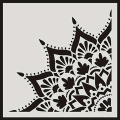 Round Pattern Painting Stencil Lace Ruler DIY Painting Tools