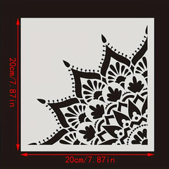 Round Pattern Painting Stencil Lace Ruler DIY Painting Tools