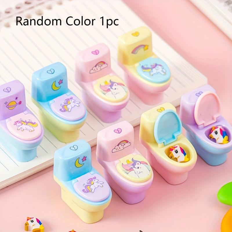 Toilet Pencil Sharpener Eraser Set