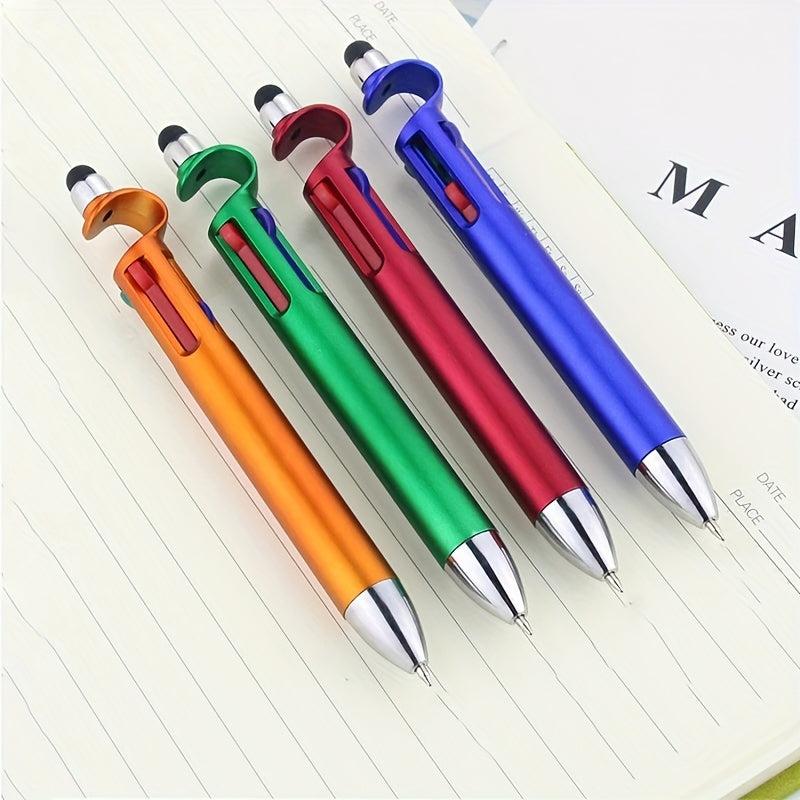3-in-1 Multifunction Ballpoint Pen Phone Holder Touch Screen Office Stationery