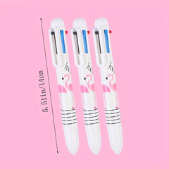 2pcs Flamingo Unicorn 6 Ballpoint Pen Student Writing Hand Account 0.55mm