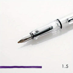 6 Transparent Fountain Pens for Art Gothic Lettering