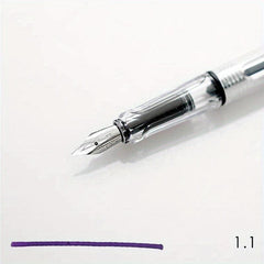 6 Transparent Fountain Pens for Art Gothic Lettering