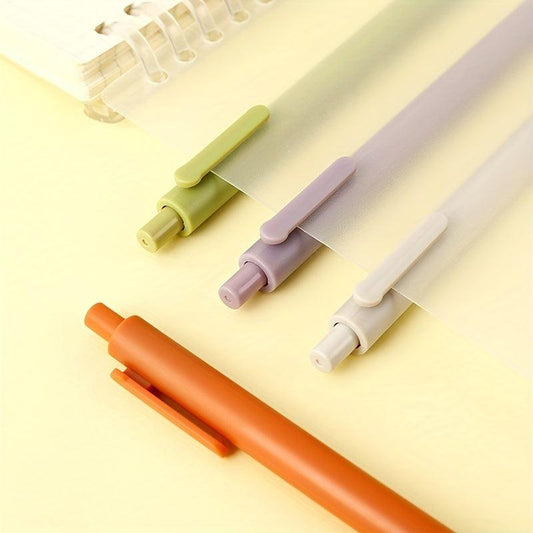 Macaron Retro Version Push Neutral Pen Student Office Stationery