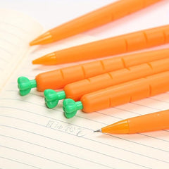 7mm Carrot Shaped Automatic Pencil Cartoon Soft Glue Pen for School