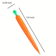 7mm Carrot Shaped Automatic Pencil Cartoon Soft Glue Pen for School