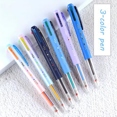 6pcs Retractable Gel Ink Pens 0.5mm 8 Colors for Journaling Note Taking