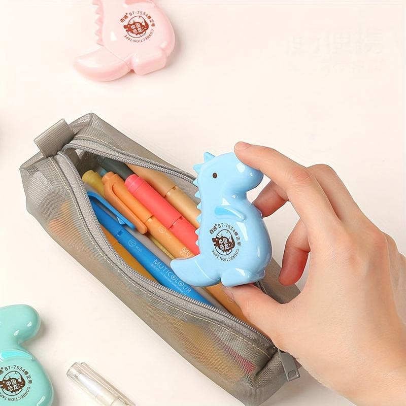 1pc Cartoon Dinosaur PET Correction Tape Student 8m Length