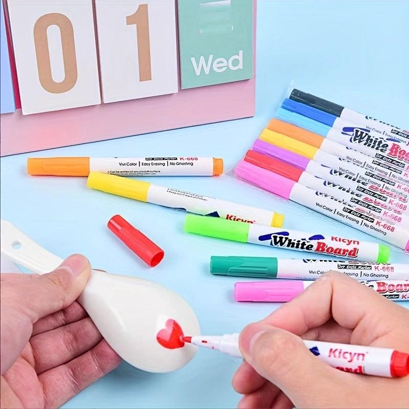 Floating Pen Creative Student Whiteboard Pen 12 Colors