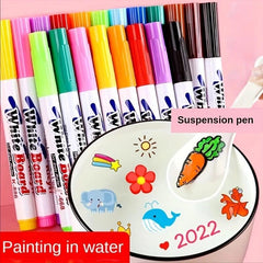 Floating Pen Creative Student Whiteboard Pen 12 Colors