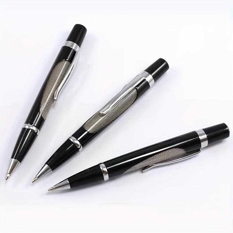 Metal Roller Ballpoint Pen with Telescopic Gel Pen and Refill