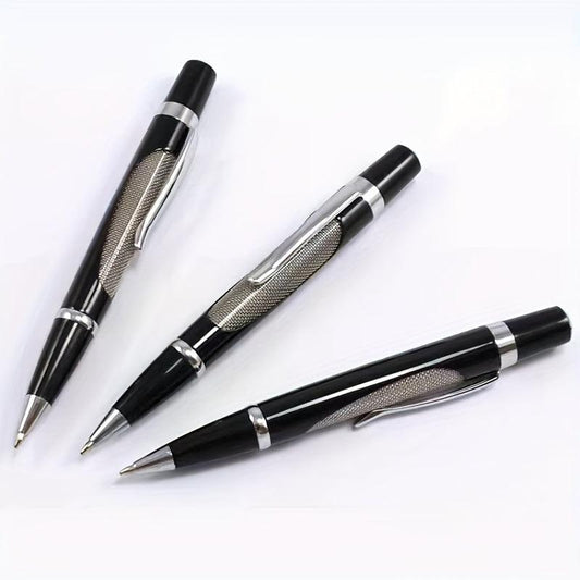 Metal Roller Ballpoint Pen with Telescopic Gel Pen and Refill