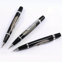 Metal Roller Ballpoint Pen with Telescopic Gel Pen and Refill