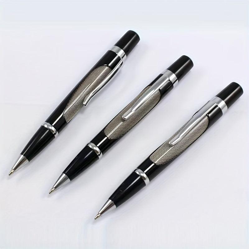 Metal Roller Ballpoint Pen with Telescopic Gel Pen and Refill