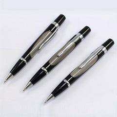 Metal Roller Ballpoint Pen with Telescopic Gel Pen and Refill