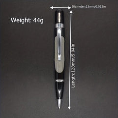 Metal Roller Ballpoint Pen with Telescopic Gel Pen and Refill