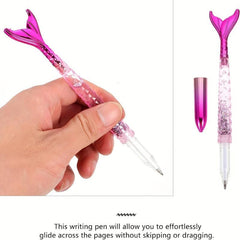 2pcs Mermaid Pens 1mm Ballpoint Pens for Home School and Office Stationery