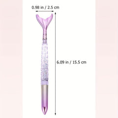2pcs Mermaid Pens 1mm Ballpoint Pens for Home School and Office Stationery