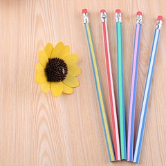 10pcs Deformable Pencil Bending Pen Soft Writing