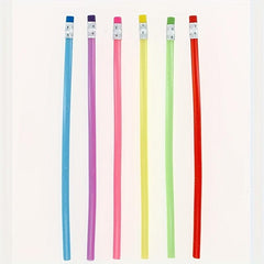 10pcs Deformable Pencil Bending Pen Soft Writing