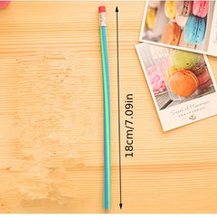 10pcs Deformable Pencil Bending Pen Soft Writing