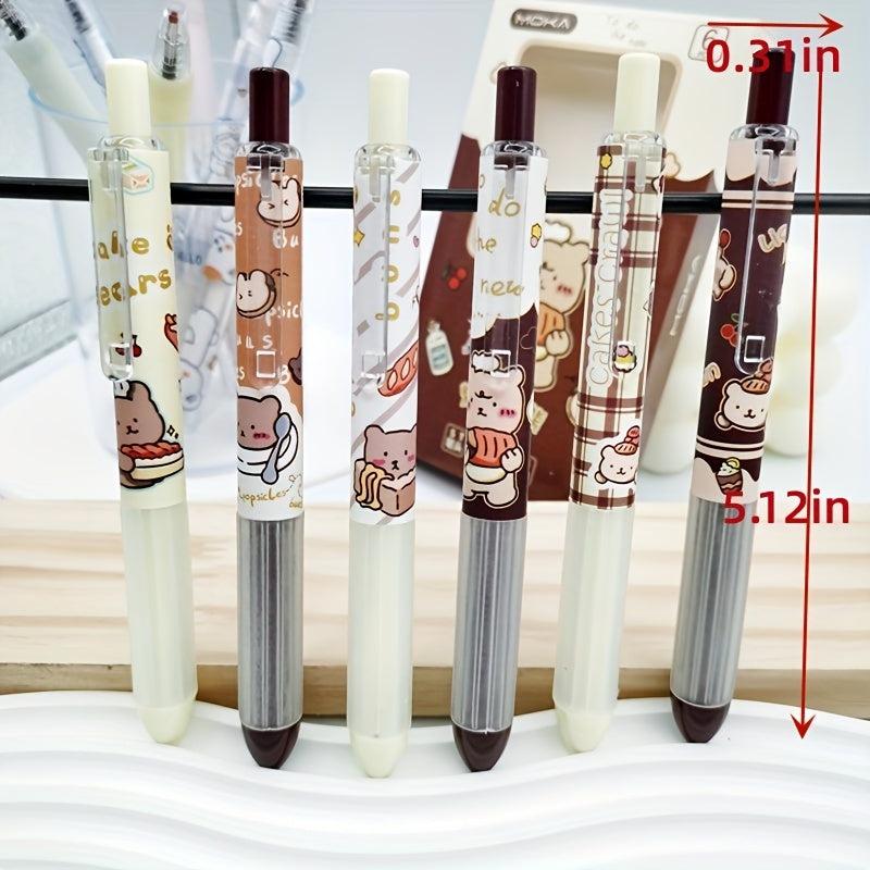 6pcs Baking Bear Finger Guard Gel Pen