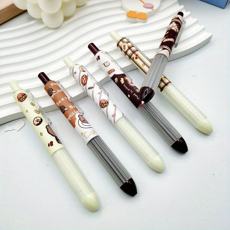 6pcs Baking Bear Finger Guard Gel Pen