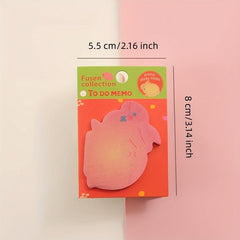 20-Piece Cartoon Sticky Notes for Students, High-Appearance, Tearable & Sticky
