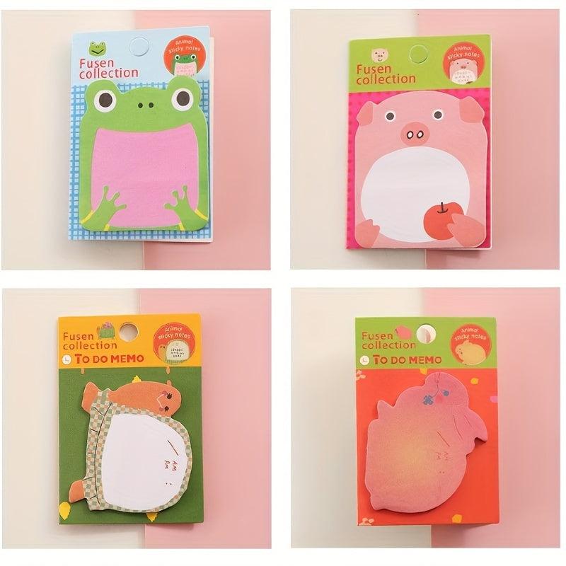 20-Piece Cartoon Sticky Notes for Students, High-Appearance, Tearable & Sticky