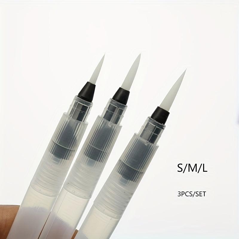 Watercolor Pen Set with Self Water Pen Brush and Solid Paint
