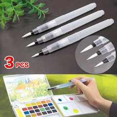 Watercolor Pen Set with Self Water Pen Brush and Solid Paint