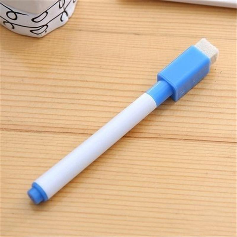 5pcs Erasable Whiteboard Markers with Built In Eraser for Office & School