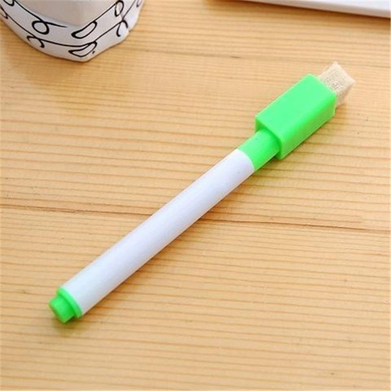 5pcs Erasable Whiteboard Markers with Built In Eraser for Office & School