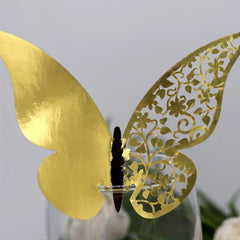 30pcs Laser Cut Butterfly Place Cards for Wedding Party