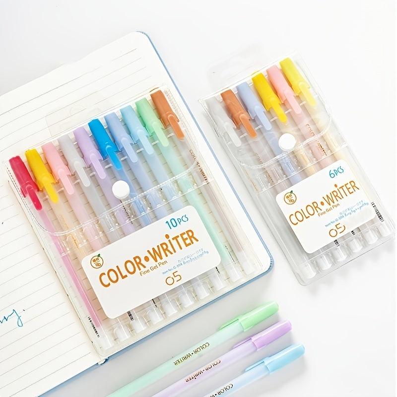 12 Piece 0.5mm Jelly Marker Pen Set for Students & Office Use