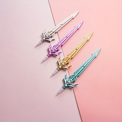 4pcs Chinese Style Hanging Stud Creative Swords Pen Needle Tube 0.55mm