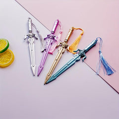 4pcs Chinese Style Hanging Stud Creative Swords Pen Needle Tube 0.55mm
