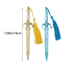 4pcs Chinese Style Hanging Stud Creative Swords Pen Needle Tube 0.55mm
