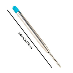 15pcs Smooth Ink 1.0mm Metal Ballpoint Pen Refill 424 Metal Refill