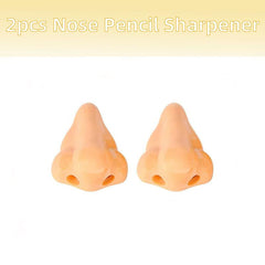 2pcs Nose Pencil Sharpener Funny School Supplies Stationery Birthday Party