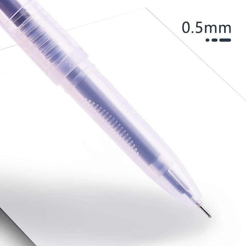 6pcs Pack 0.5mm Gel Pens - School & Office Supplies