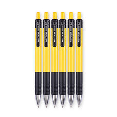 6Pcs 0.7mm Ballpoint Pen Roller Ball Ink Office School Supplies Stationery