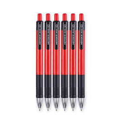 6Pcs 0.7mm Ballpoint Pen Roller Ball Ink Office School Supplies Stationery