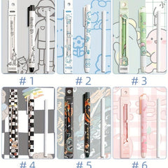 Cartoon Pen Shape Eraser, Retractable & Soft