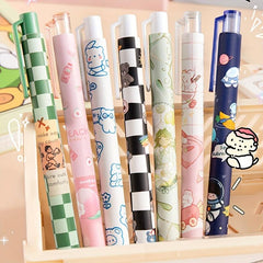 Cartoon Pen Shape Eraser, Retractable & Soft